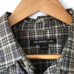 John Varvatos Plaid Shirt - L